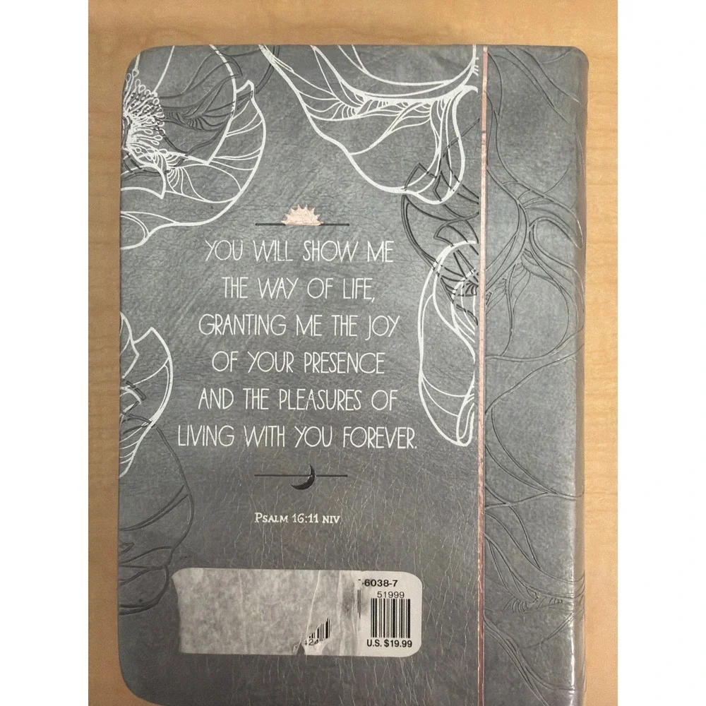 A Little God Time for Women Morning & Evening Devotional Gray Faux Leather Book